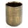 WENKO 24400100 - Tandenborstelbeker RIVARA 7,5x9,5 cm goud