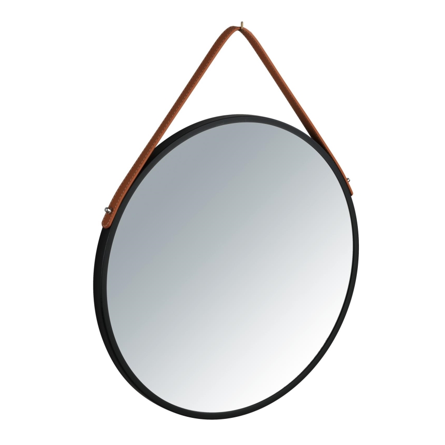 WENKO 24424100 - Spiegel BORRONE 40x40 cm zwart/zilver