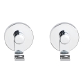 WENKO 24466100 - VACUUM-LOC haak, 6 x 7 cm, glanzend chroom
