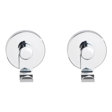 WENKO 24466100 - VACUUM-LOC haak, 6 x 7 cm, glanzend chroom