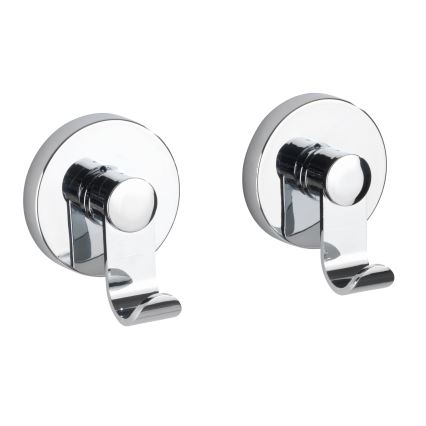 WENKO 24466100 - VACUUM-LOC haak, 6 x 7 cm, glanzend chroom