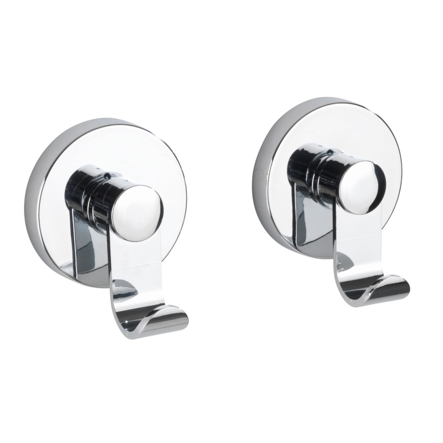 WENKO 24466100 - VACUUM-LOC haak, 6 x 7 cm, glanzend chroom