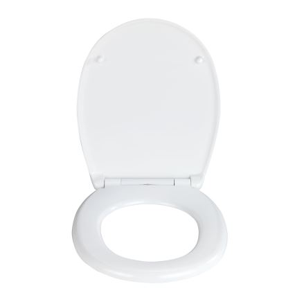 WENKO 24571100-WC WC-bril VORNO NEO 46x37 cm wit/zilver