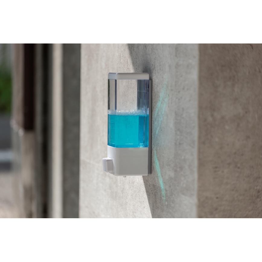 WENKO 24594100-Zeepdispenser ISTRES 320 ml wit/helder