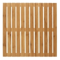 WENKO 24610100 - BAMBUSA vloermat 50x50 cm bruin