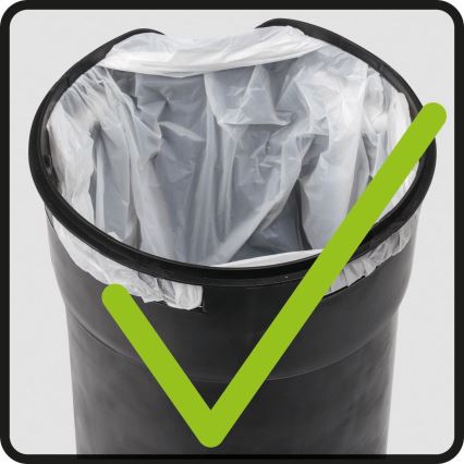 WENKO 24636100 - Mand LEMAN 17x25 cm groen/zwart