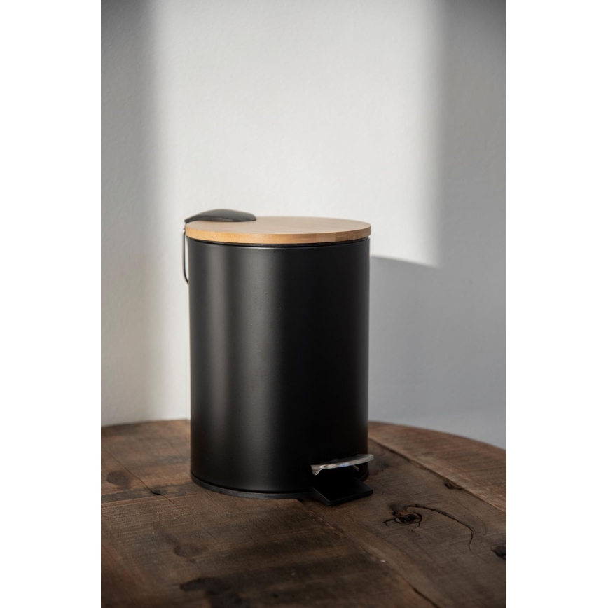 WENKO 24696100 - Opbergmand TORTONA 17x21 cm zwart/bruin