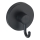 WENKO 24730100 - Haak VACUUM-LOC rond, zwart, 6 x 6,7 cm