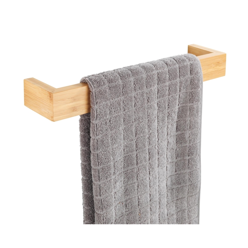 WENKO 24741100 - Handdoekhouder BAMBUSA 40x9 cm bruin