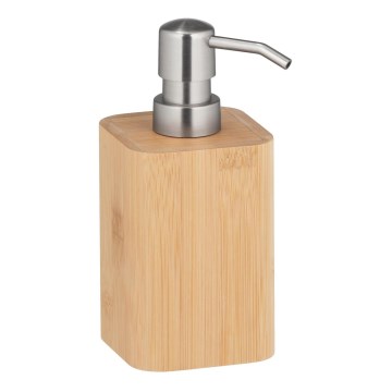 WENKO 24747100 - Zeepdispenser BAMBUSA 9,3x16,5 cm bruin