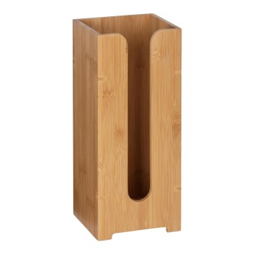 WENKO 24749100 - Toiletrolhouder BAMBUSA 15x35,5 cm bruin