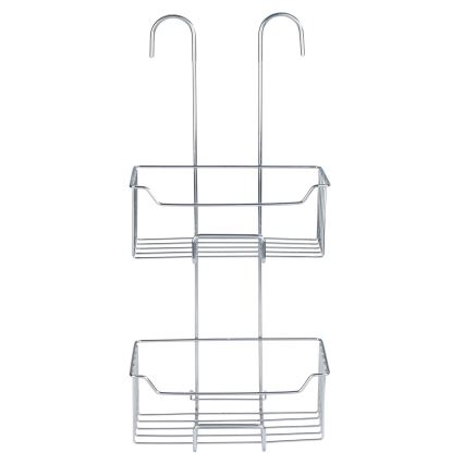 WENKO 24758100 - Doucherek MILO 25x55 cm zilver/helder