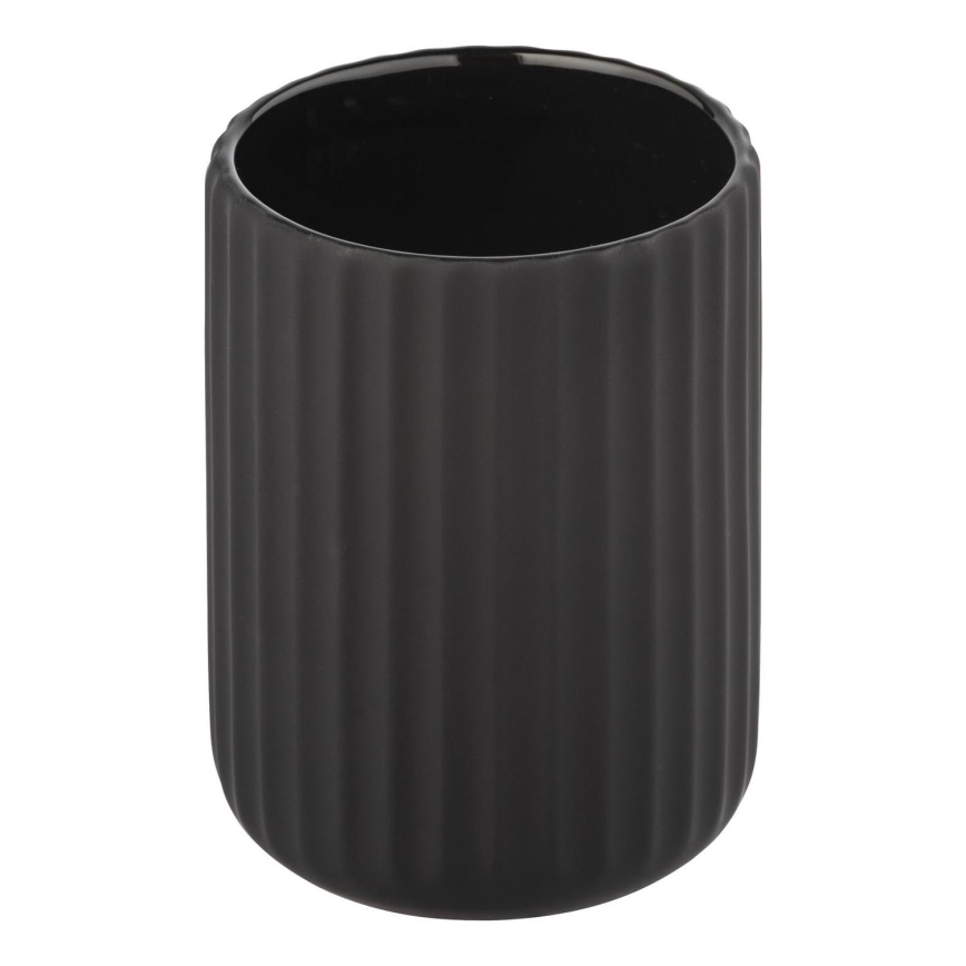 WENKO 24803100 - Beker BELLUNO 8x11 cm zwart