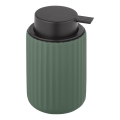 WENKO 24807100 - Zeepdispenser BELLUNO 8x13,5 cm groen/zwart