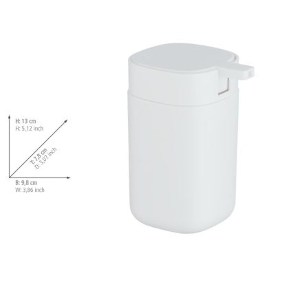 WENKO 24829100 - Zeepdispenser DAVOS 350 ml wit