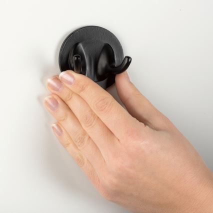 WENKO 24834100 - Bamboe ruitenwisser 24,5x17 cm roestvrij staal/zwart/bruin