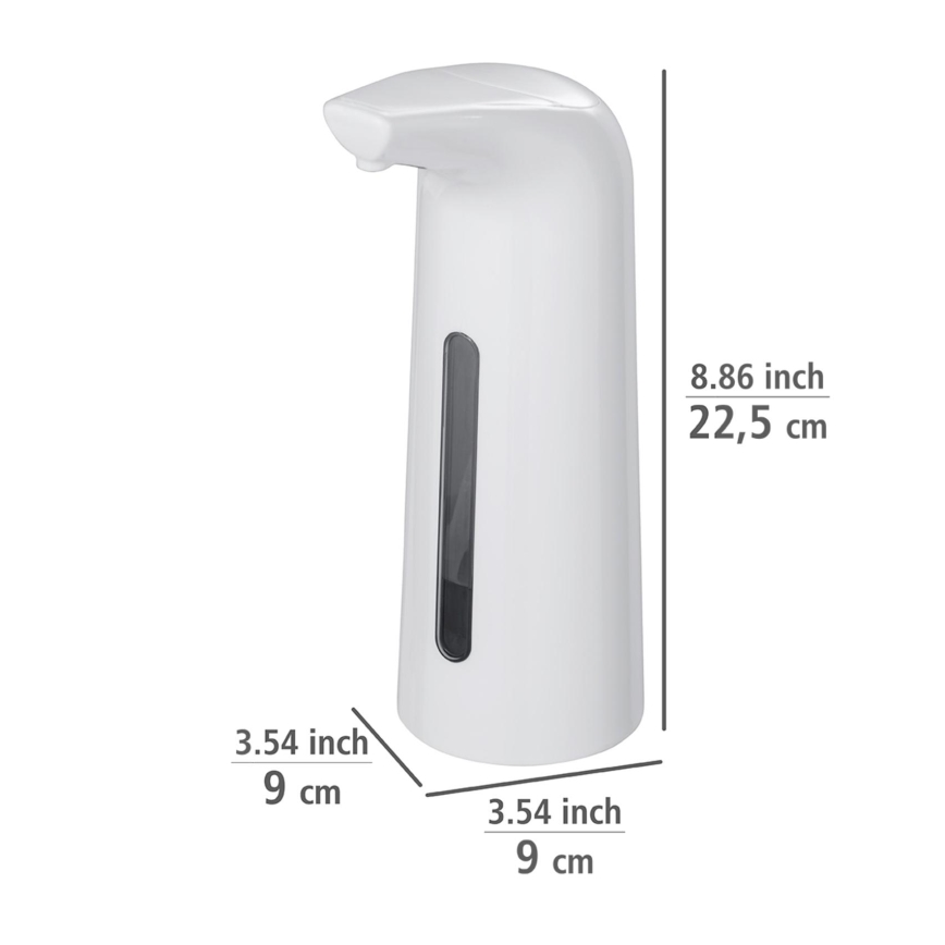 WENKO 24841100-Zeepdispenser LARINO 9x21,5 cm wit