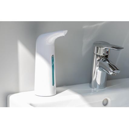 WENKO 24841100-Zeepdispenser LARINO 9x21,5 cm wit