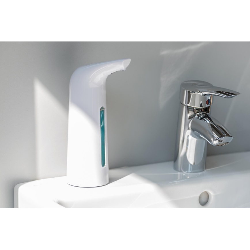 WENKO 24841100-Zeepdispenser LARINO 9x21,5 cm wit