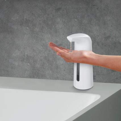 WENKO 24841100-Zeepdispenser LARINO 9x21,5 cm wit