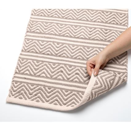 WENKO 24868100-Badmat SHAKI 50x80 cm beige/wit