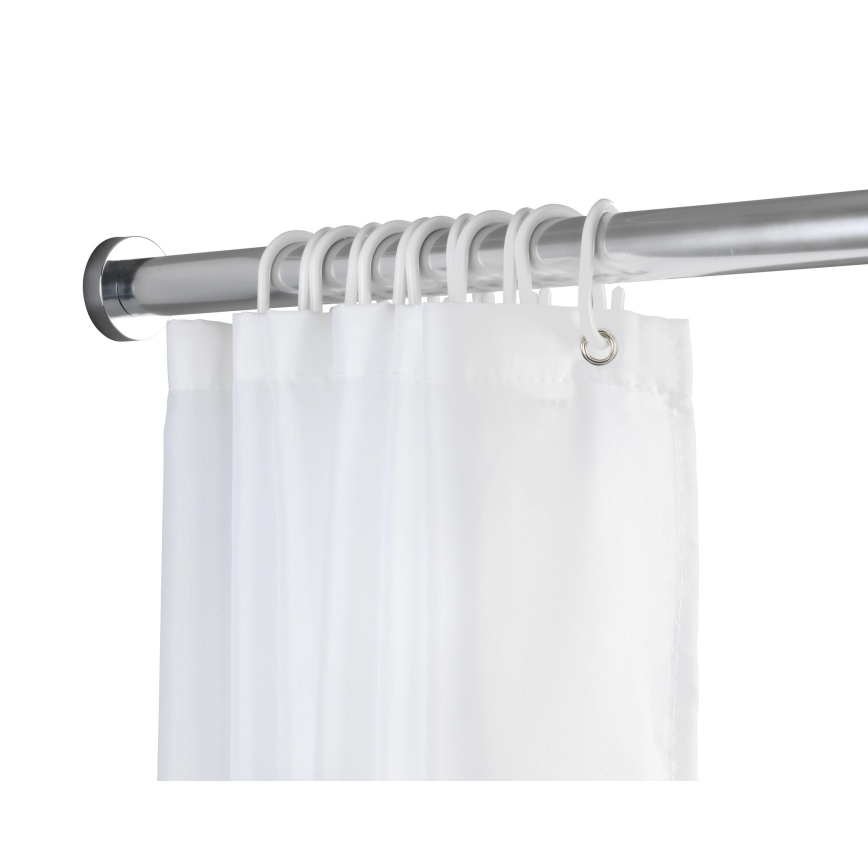 WENKO 24888100 - Douchestang LUZ 185x2,8 cm roestvrij staal/glanzend chroom