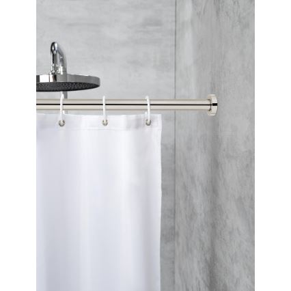 WENKO 24888100 - Douchestang LUZ 185x2,8 cm roestvrij staal/glanzend chroom