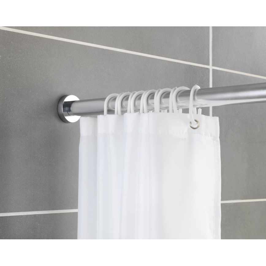 WENKO 24888100 - Douchestang LUZ 185x2,8 cm roestvrij staal/glanzend chroom