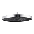 WENKO 24910100 - Douchekop SOFTWATER 26x26 cm glanzend chroom/zwart