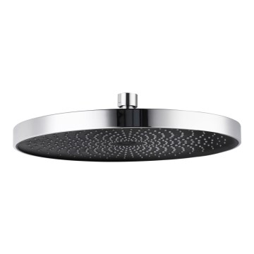 WENKO 24910100 - Douchekop SOFTWATER 26x26 cm glanzend chroom/zwart