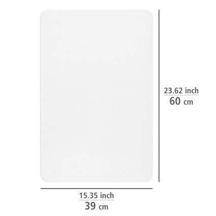 WENKO 24935100-SIMI badmat 39x60 cm wit