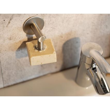 WENKO 24971100-Zeephouder TURBO-LOC 4,5x7 cm zilverkleurig