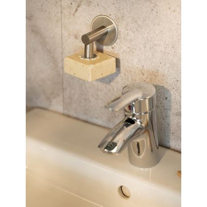 WENKO 24971100-Zeephouder TURBO-LOC 4,5x7 cm zilverkleurig