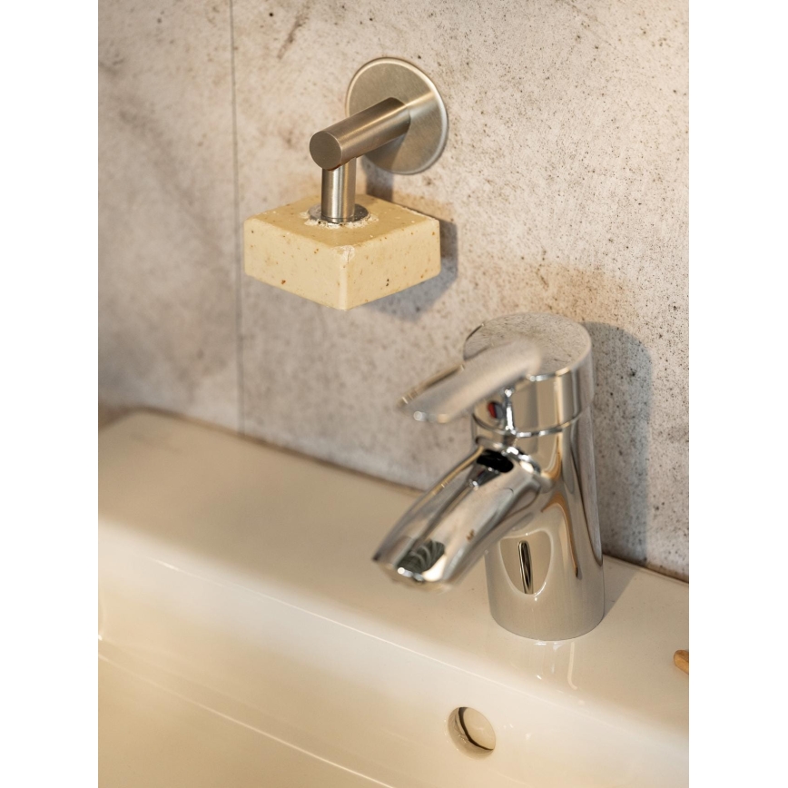 WENKO 24971100-Zeephouder TURBO-LOC 4,5x7 cm zilverkleurig