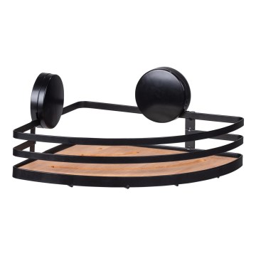 WENKO 24980800 - ALBA plank 27,3 x 21 cm zwart/bruin