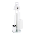 WENKO 24983800 - WC-set RAVINA 20x70 cm RVS/wit