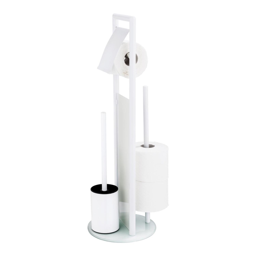 WENKO 24983800 - WC-set RAVINA 20x70 cm RVS/wit