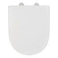 WENKO 24988100-WC wc-bril EXCLUSIVE 45x36,5 cm wit/zilver