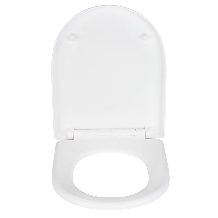 WENKO 24988100-WC wc-bril EXCLUSIVE 45x36,5 cm wit/zilver