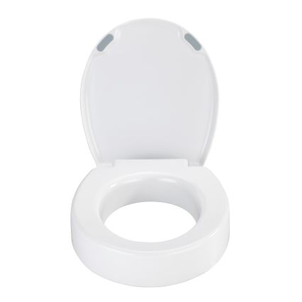 WENKO 25005100-Toiletbril SECURA 37x44 cm wit/grijs