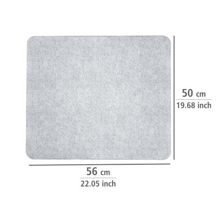 WENKO 2511910800 - Afdekplaat 50x56 cm transparant/grijs
