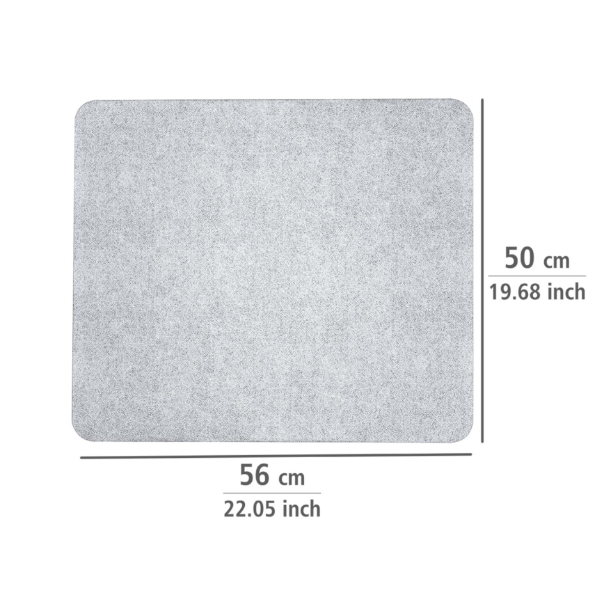 WENKO 2511910800 - Afdekplaat 50x56 cm transparant/grijs