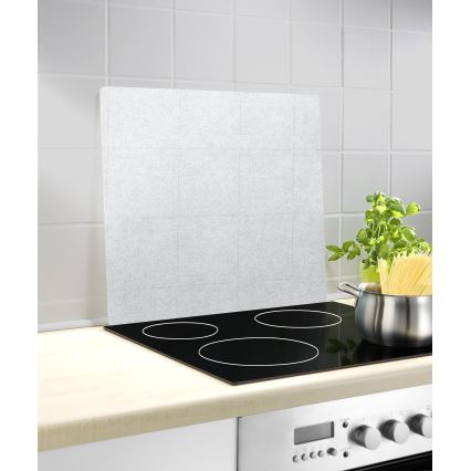WENKO 2511910800 - Afdekplaat 50x56 cm transparant/grijs