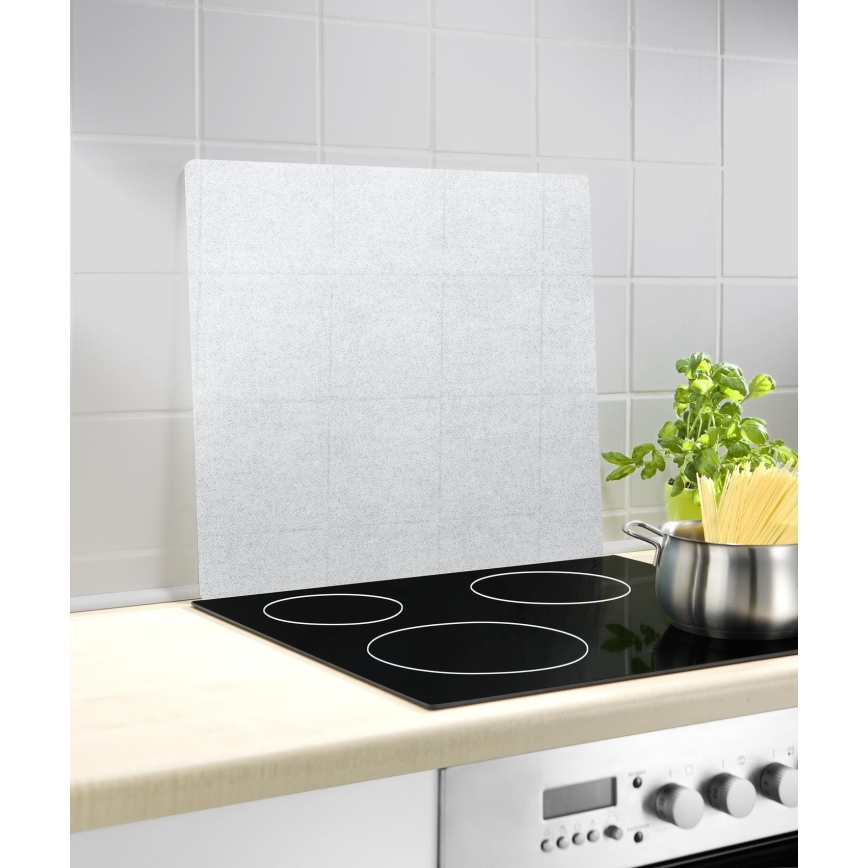 WENKO 2511910800 - Afdekplaat 50x56 cm transparant/grijs