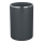 WENKO 25146100 - Prullenbak INCA 18,5x25,5 cm antraciet/glanzend chroom