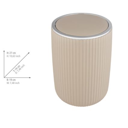 WENKO 25187100 - Mand AGROPOLI 19x27 cm beige