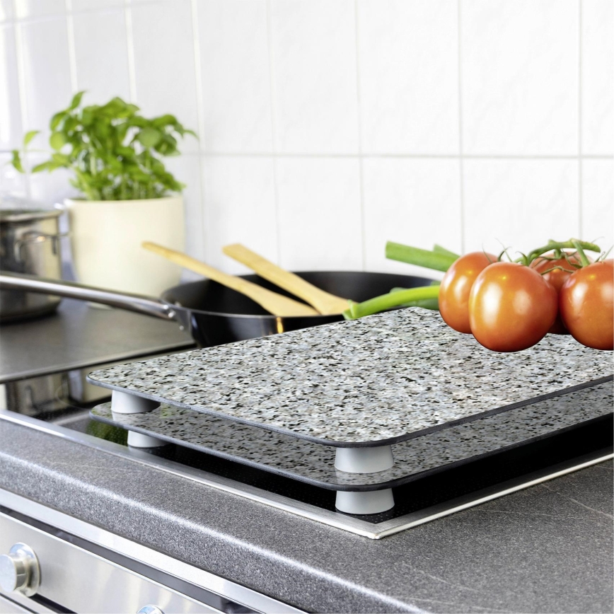 WENKO 2521120500-Afdekplaat - NEUTRAL 30x52 cm graniet/veelkleurig