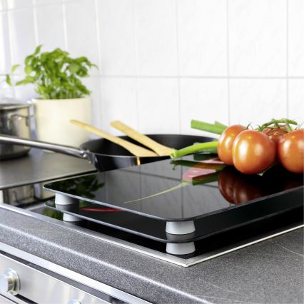 WENKO 2521380100 - Afdekplaat voor kookplaat 30x52 cm veelkleurig/grijs/helder