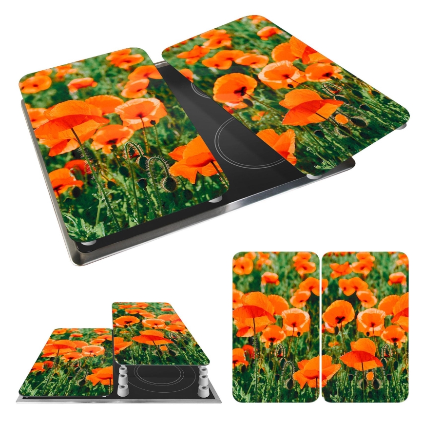 WENKO 2521434500-Afdekplaat BLOEM/PLANT 30x52 cm veelkleurig