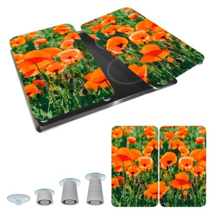 WENKO 2521434500-Afdekplaat BLOEM/PLANT 30x52 cm veelkleurig